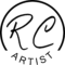 Circular logo with RC inside and ARTIST at bottom